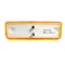 Truck-Lite Base Mount, Incandescent, Yellow Rectangular, 2 Bulb, Marker Clearance Light, PC, 19 Series Male 19200YP - alternate 4